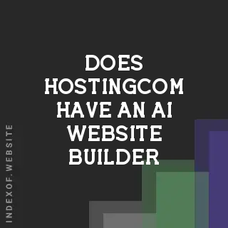 Does Hosting.com have an AI Website Builder? Banners