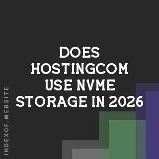 Does Hosting.com use NVMe storage in 2026? Banners