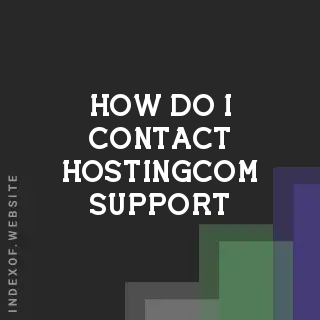How do I contact Hosting.com support? Banners