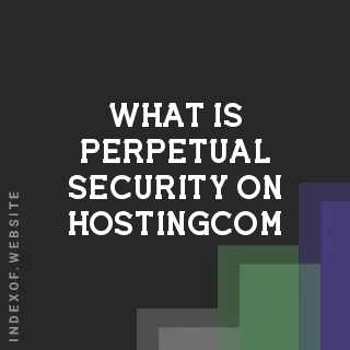 What is “Perpetual Security“ on Hosting.com? Banners